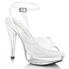Fabulicious - COCKTAIL506 Sandale à bride à la cheville - Transparent Product image